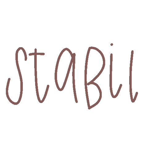Stabil Sticker by barbhandesign