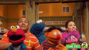 Sesame Street Wow GIF by PBS KIDS