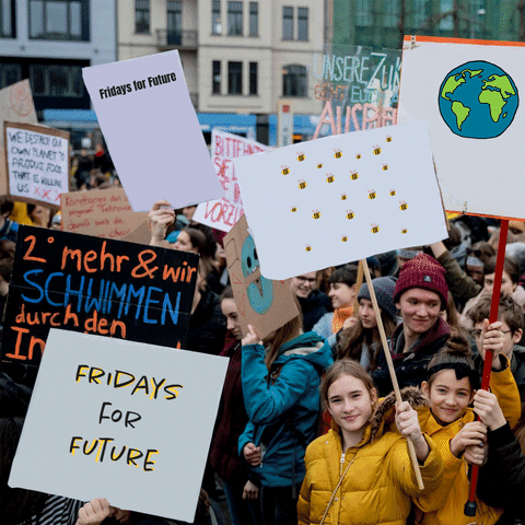 Climate Greta GIF by Kunstschule_Wandsbek_Bremen