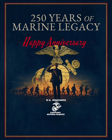 Marines 250 Years Anniversary GIF