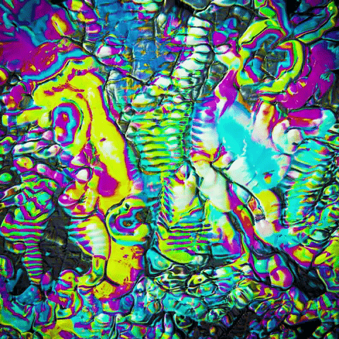 Digital Art Rainbow GIF by davidvnun