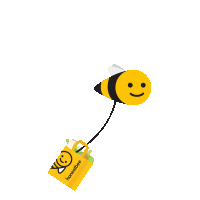 Delivery Flying Sticker by honestbeeph