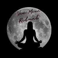 New Moon Meditate GIF by My Mindful Year