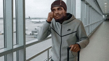 Sad Airport GIF by Ren DMC