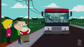 you! under the bus!