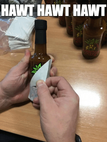 burning hot sauce GIF by Planet Eclipse