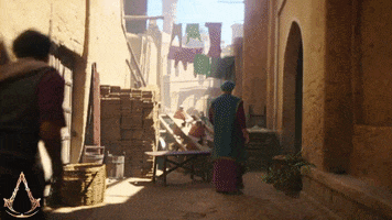 Running Away On The Way GIF by Assassin's Creed