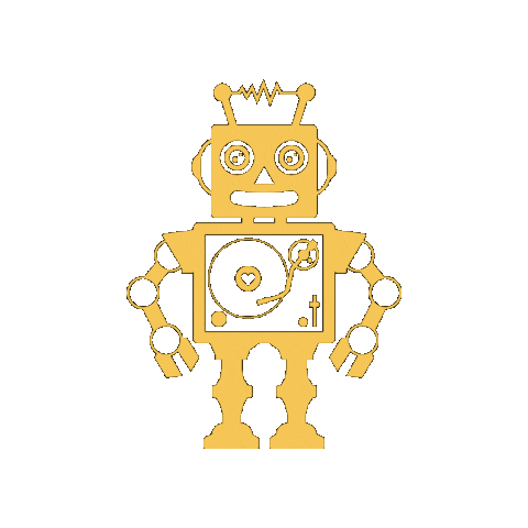 Golden Robot Records Sticker