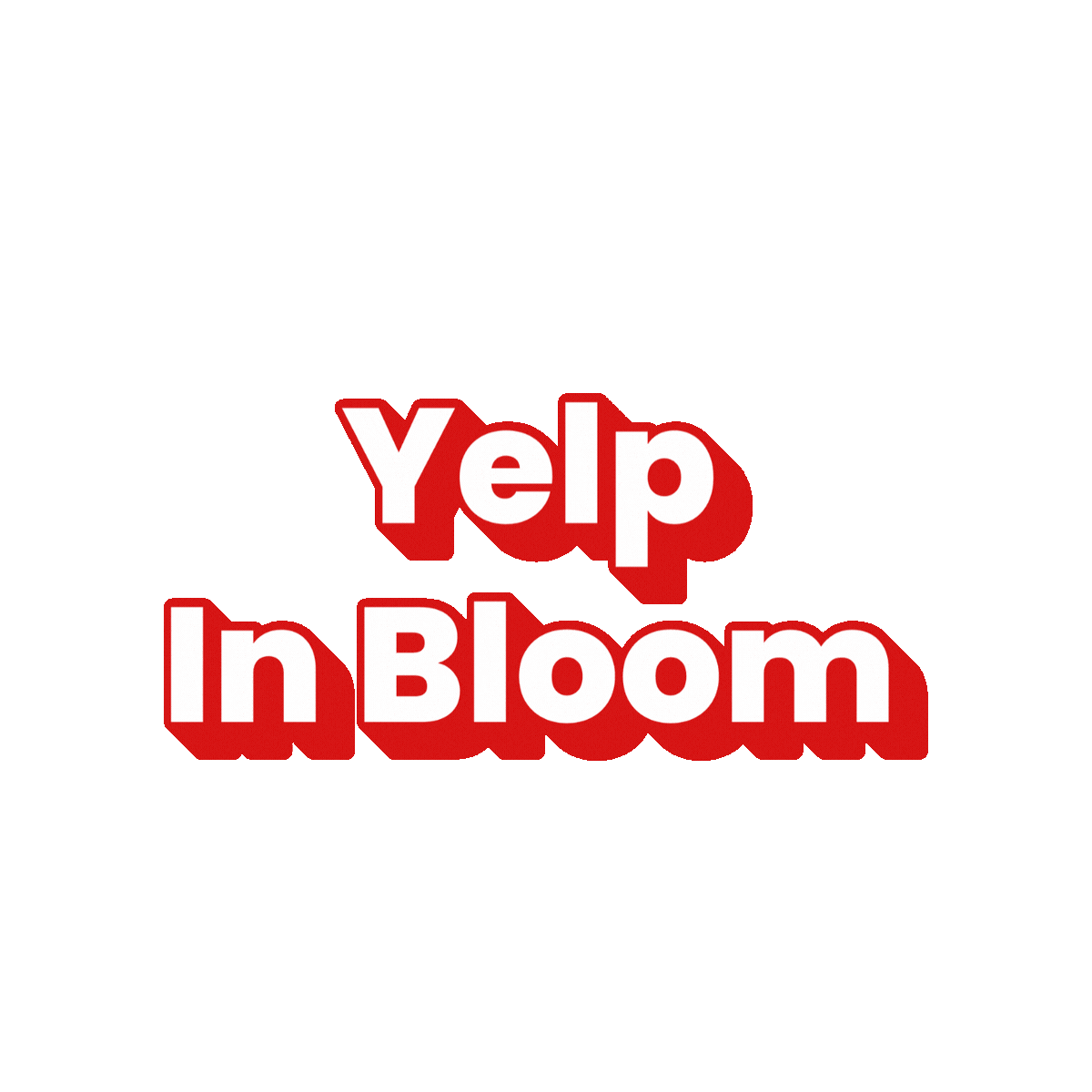 Yelp In Bloom Sticker by Yelp
