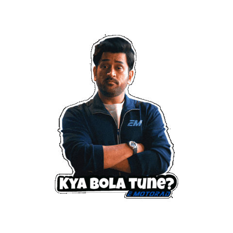 Ms Dhoni Team Sticker by EMotorad