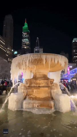Freezing New York GIF by Storyful