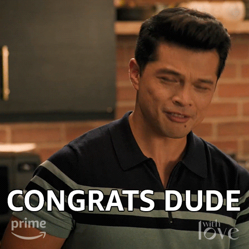 With Love Congrats GIF by Amazon Prime Video