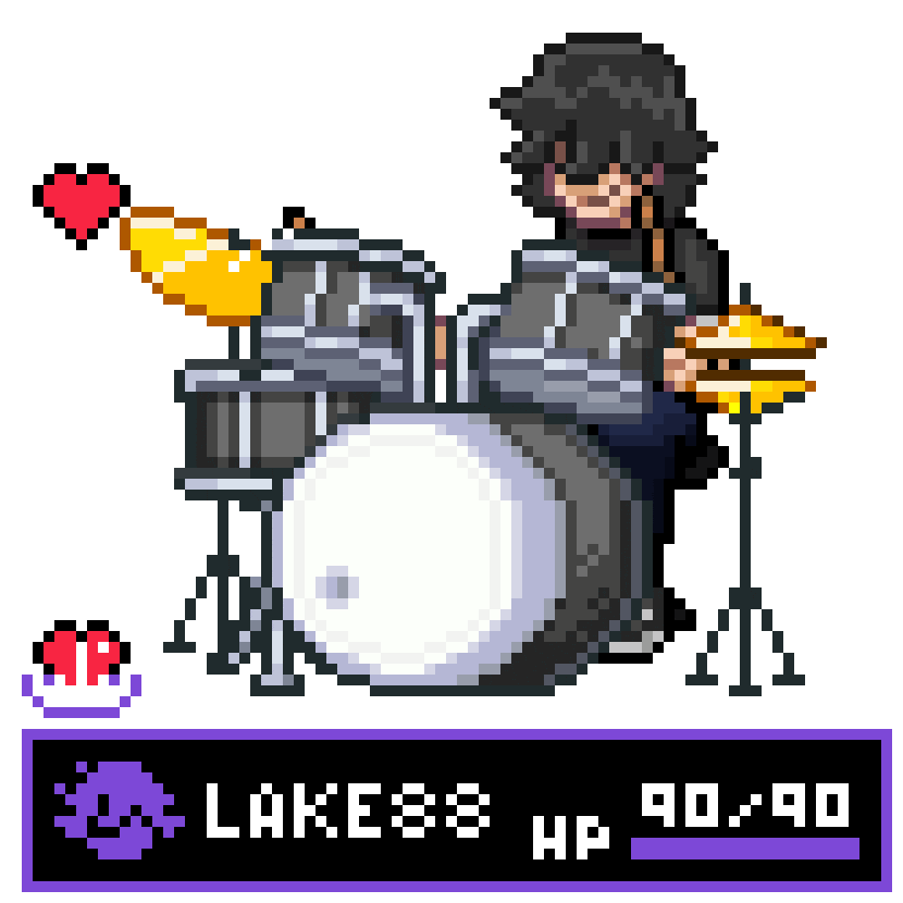 Drums Bateria Sticker by CBAsensei®