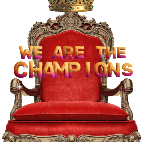 Celebrate The Champions Sticker by Sealed With A GIF