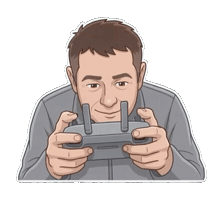 Drone Dji Sticker by Shamilov