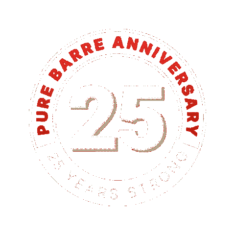 Pb 25 Years Strong Sticker by Pure Barre