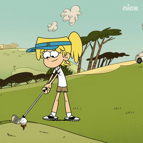 Golfing The Loud House GIF by Nickelodeon