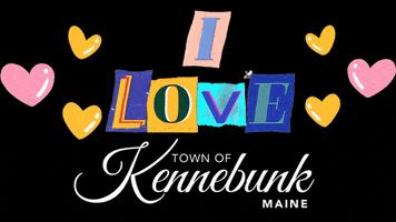 townofkennebunk love hearts maine kennebunkport GIF