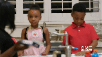 erica campbell cooking GIF by TV One