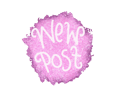 Pink New Post Sticker