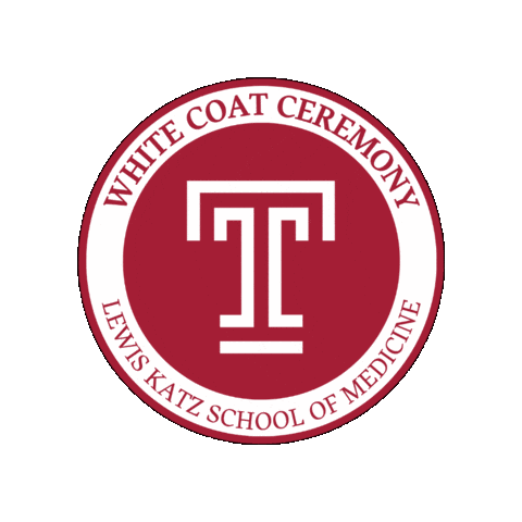 Whitecoat Sticker by Temple Med School