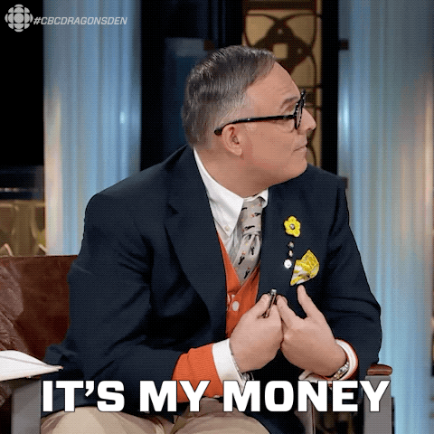 Pay Up Dragons Den GIF by CBC - Find & Share on GIPHY