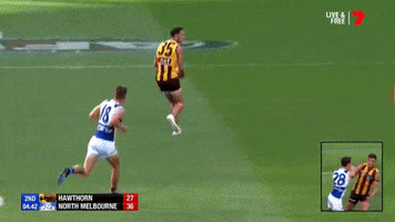 north melbourne tackle GIF by AFL
