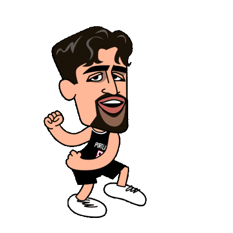 Animation Basketball Sticker