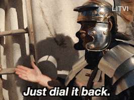 Back Off Stop GIF
