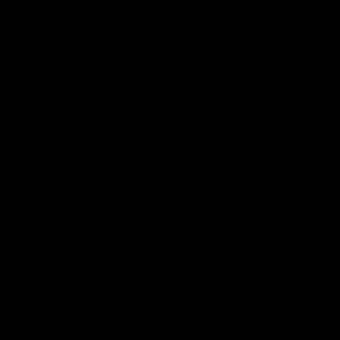 Text gif. Six rows of the word "Friday" fly in from the right, against a black background.