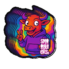 Psychobull Sticker by GuccioSmoogleers