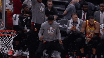 Bench Reaction Rayjon Tucker GIF by Utah Jazz