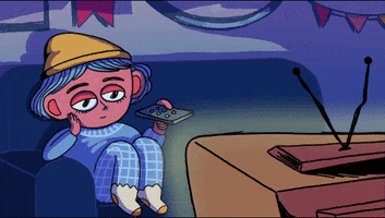 Tired Couch Potato GIF by Holler Studios
