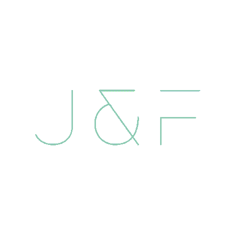 J F Sticker by Jack & Freda