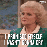 Not Crying Golden Girls GIF by TV Land