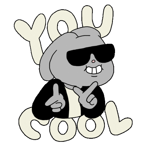 You Cool Dude Sticker by Sherchle
