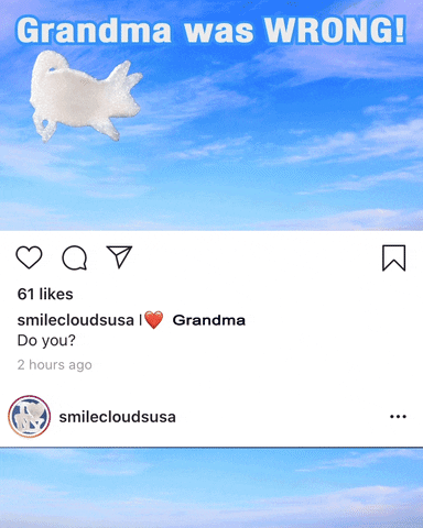 Grandma GIF by SmileCloudsUSA