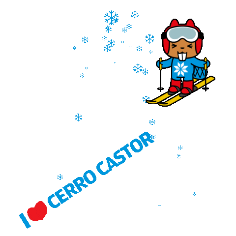 Snow Ski Sticker by CerroCastor