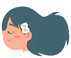 Sleepy Sticker by American Pillo