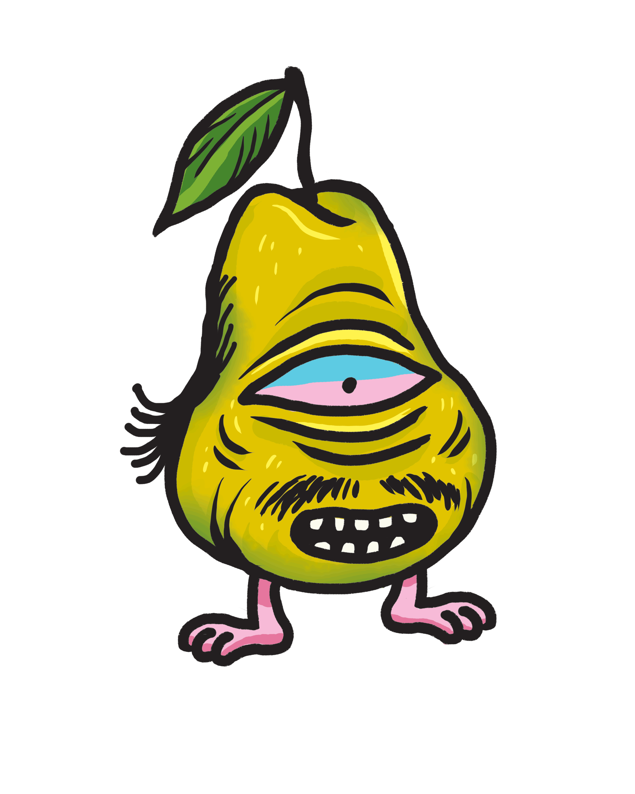 Happy Feet Pear Sticker by LURK for iOS & Android GIPHY