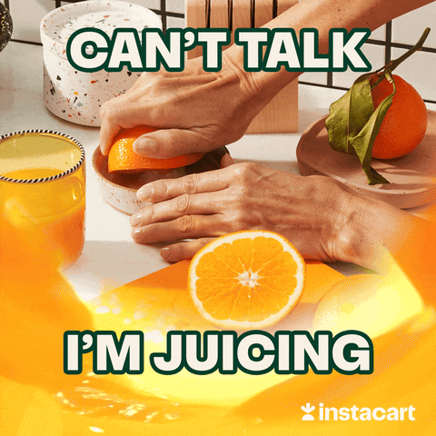 Juicing Vitamin C GIF by Instacart