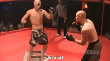 Double Knockout GIF by DevX Art