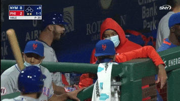 New York Mets Head GIF by SNY New York Mets Head GIF by SNY