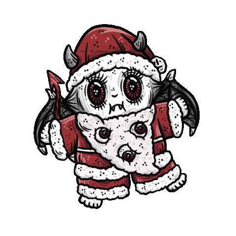 Merry Christmas Sticker by hollowist