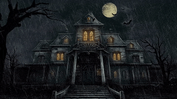 Haunted House Animation GIF by Satellite Center IM