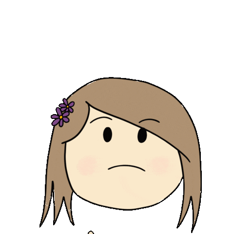 Ane-Thinking Sticker by ane_naiz