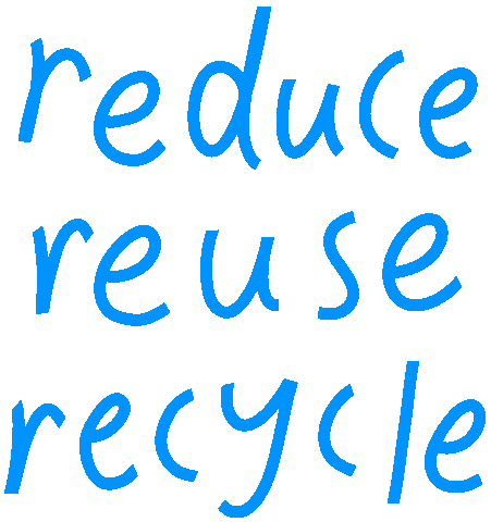 Recycle Reduce Sticker by cacicakaduz