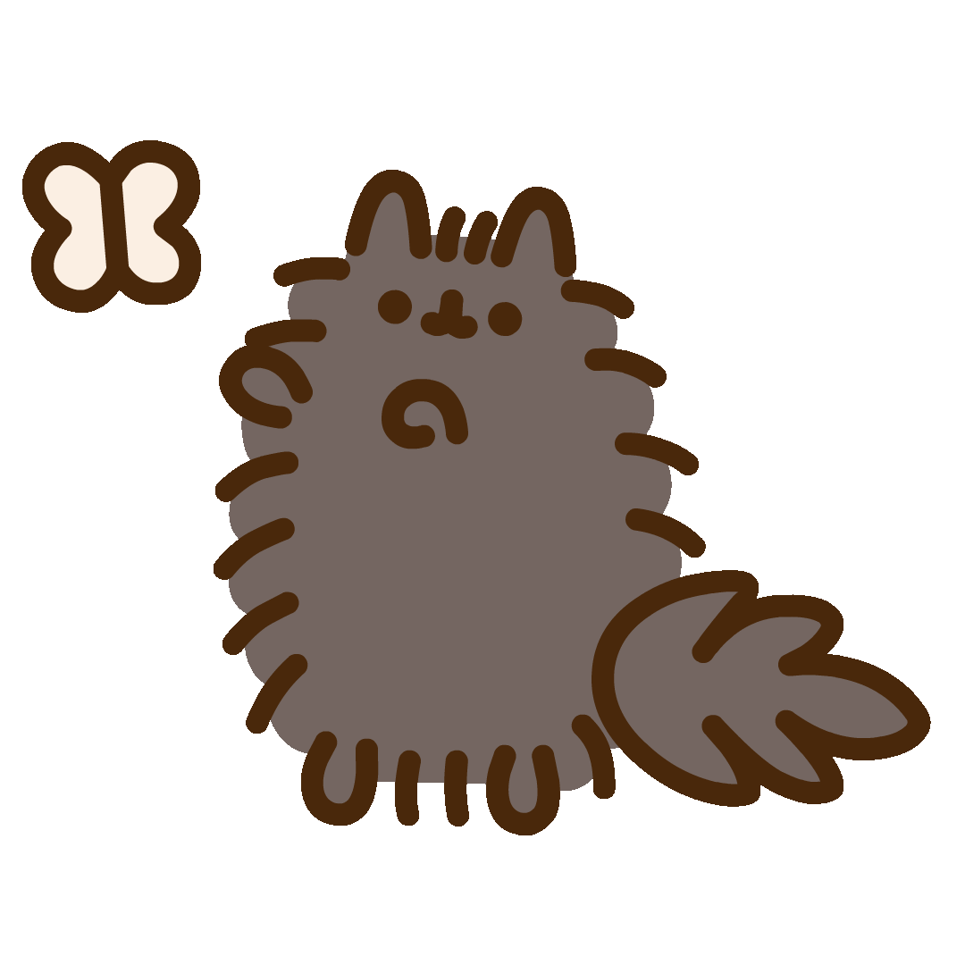 Black Cat Fall Sticker by Pusheen for iOS & Android | GIPHY