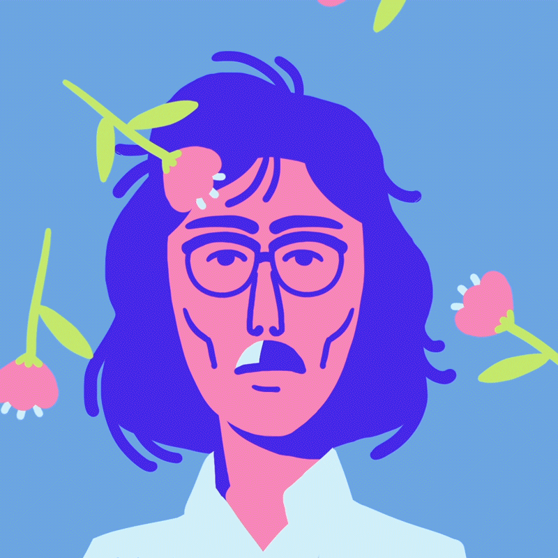 mikemaese flower charly garcia mike maese mikemaese GIF