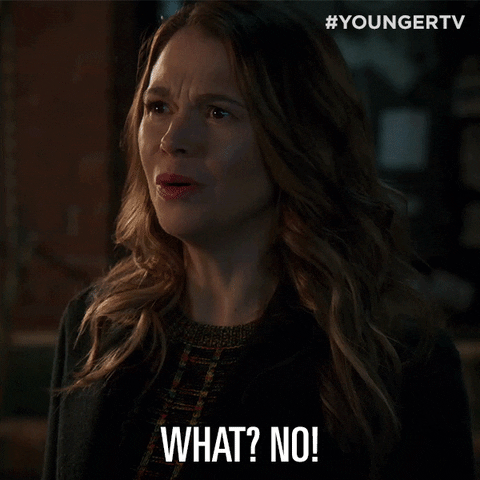 Excuse Me No GIF by YoungerTV